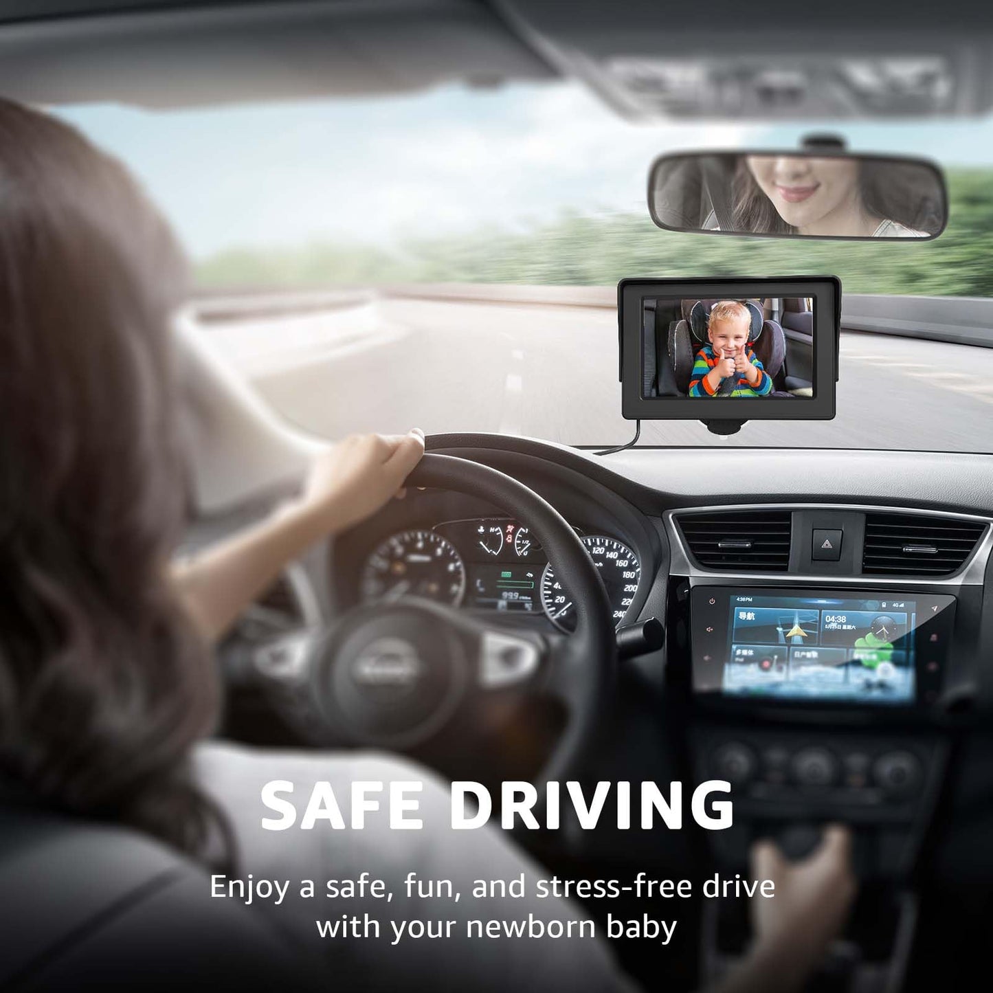 Baby Car Camera with HD Night Vision Monitor