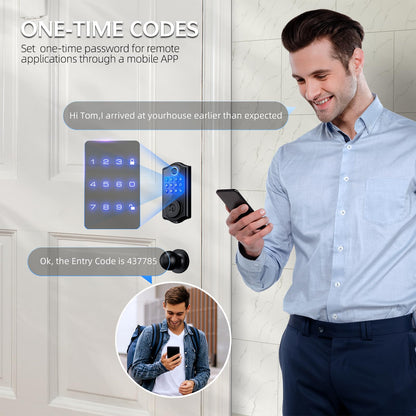 Keyless Smart Lock with Fingerprint and Keypad