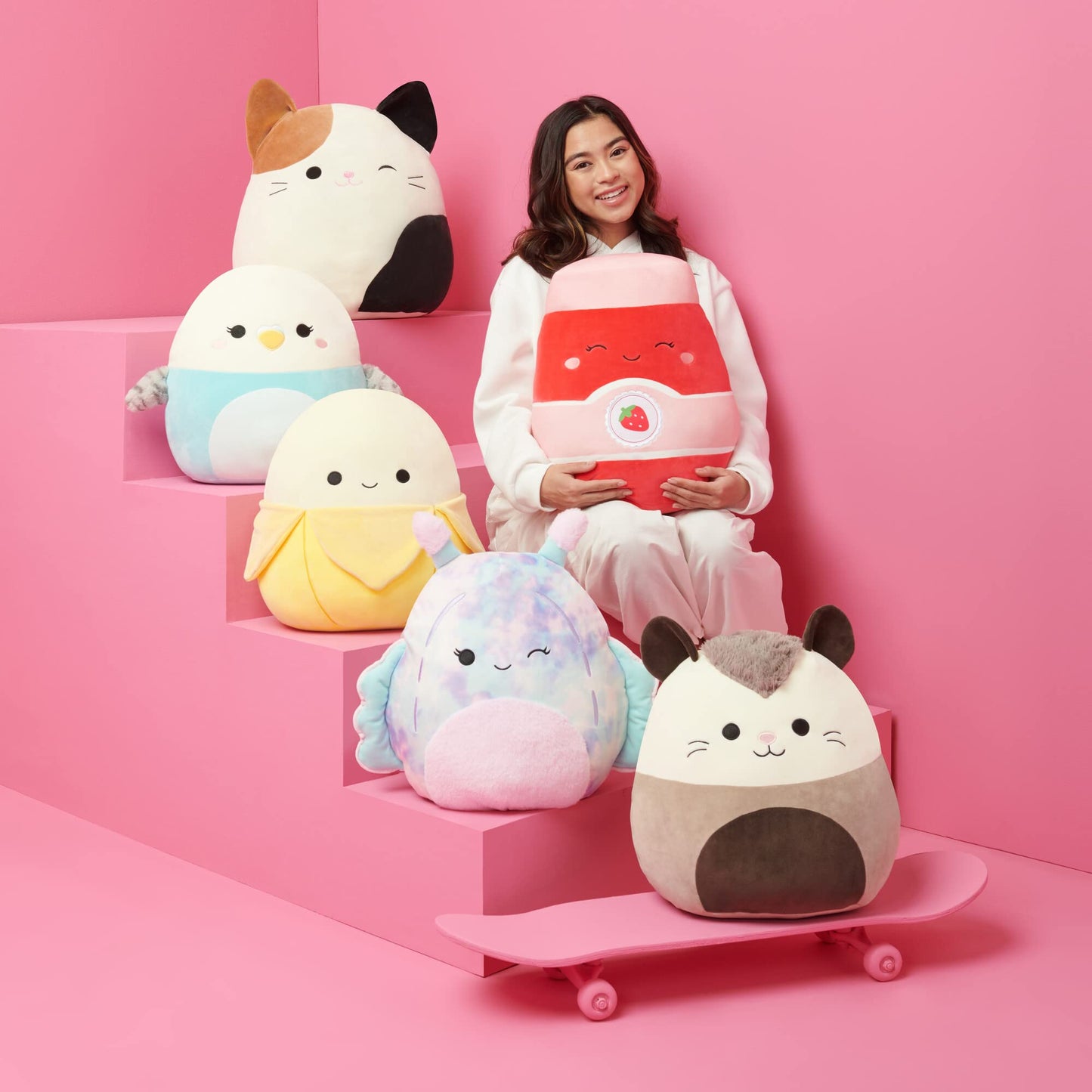 Squishmallows 10-Inch Bluey Bingo Plush Toy