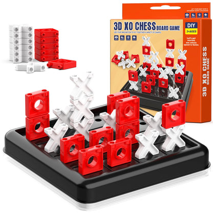 3D Tic Tac Toe & Connect 4 Travel Game