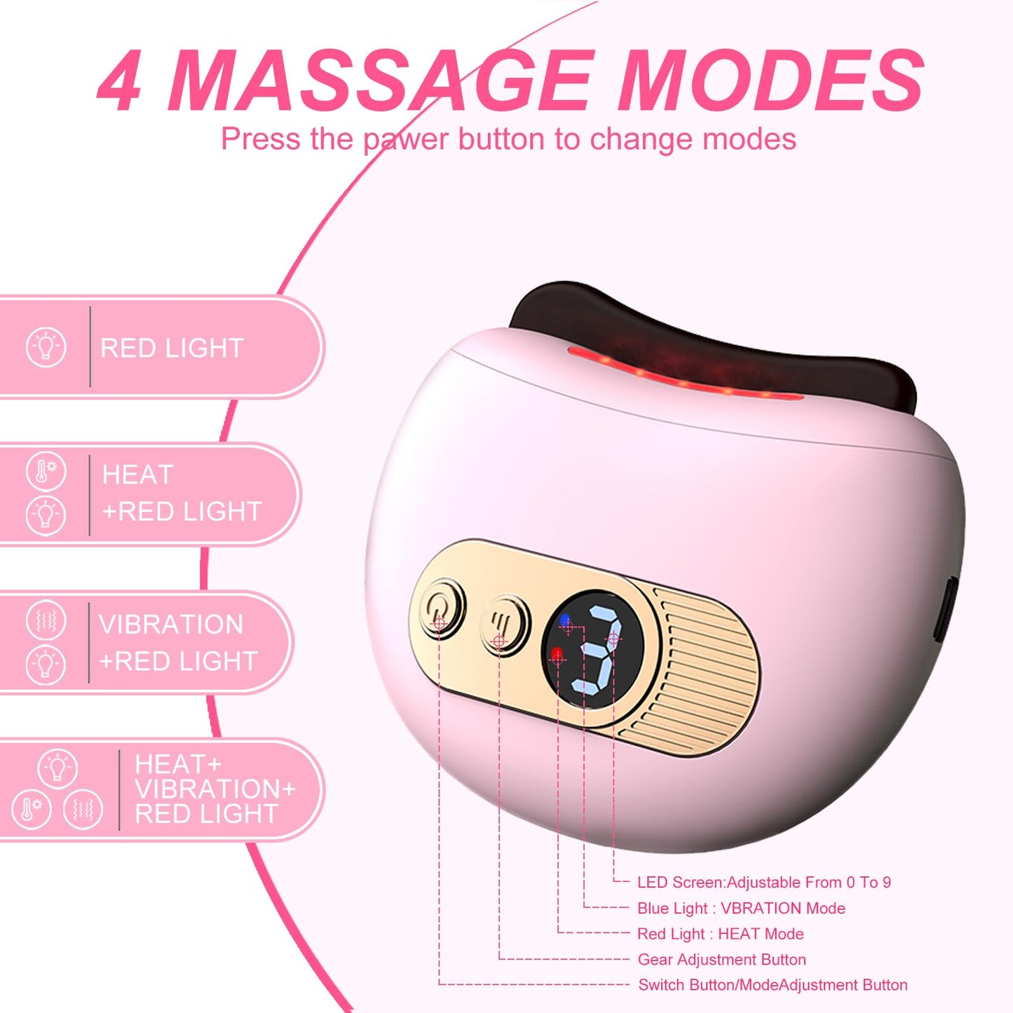 Electric Gua Sha Tool with Heat & Vibration