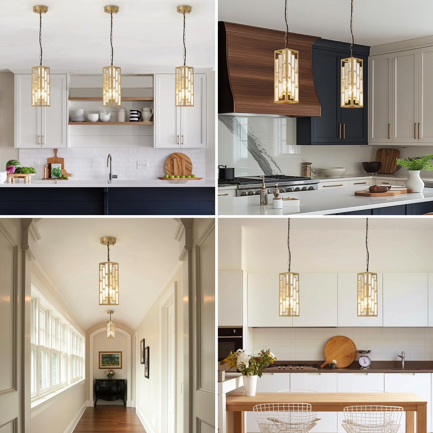 Modern Mini Gold Pendant Light for Kitchen