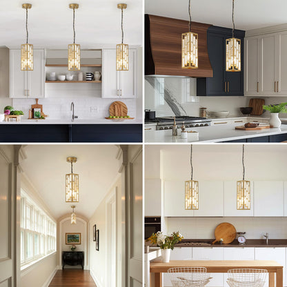 Modern Mini Gold Pendant Light for Kitchen