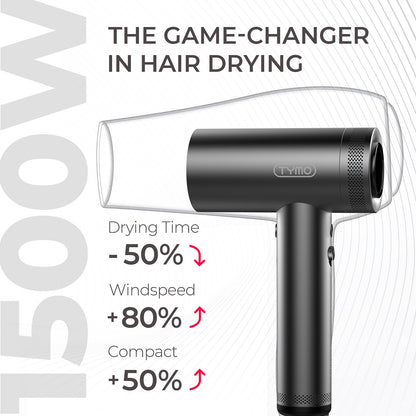 1500W TYMO Professional Hair Dryer with Diffuser