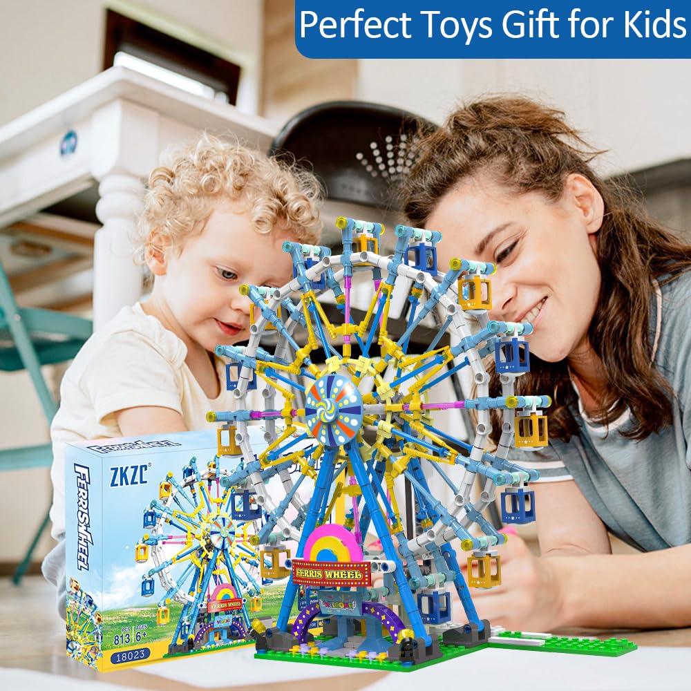 Ferris Wheel Building Blocks Set for Kids