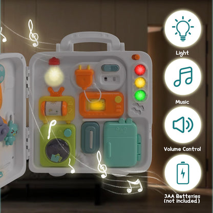 Toddler Busy Board Educational Toy for Ages 1-3