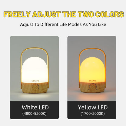 Portable Cordless Rechargeable Bedside Lamp