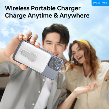12000mAh MagSafe Wireless Power Bank with Stand