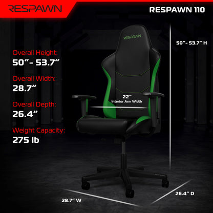 Ergonomic Gaming Chair by RESPAWN - High Back