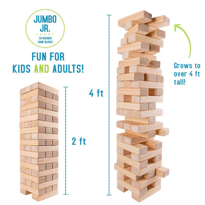Giant Tumbling Timber Toy - 56 Pieces
