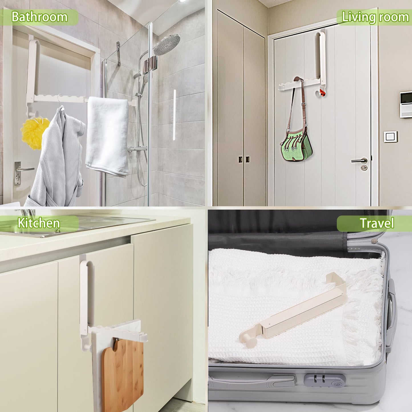 Over The Door Drying Rack for Laundry Storage