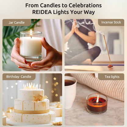 REIDEA Electric Candle Lighter with Fingerprint Lock