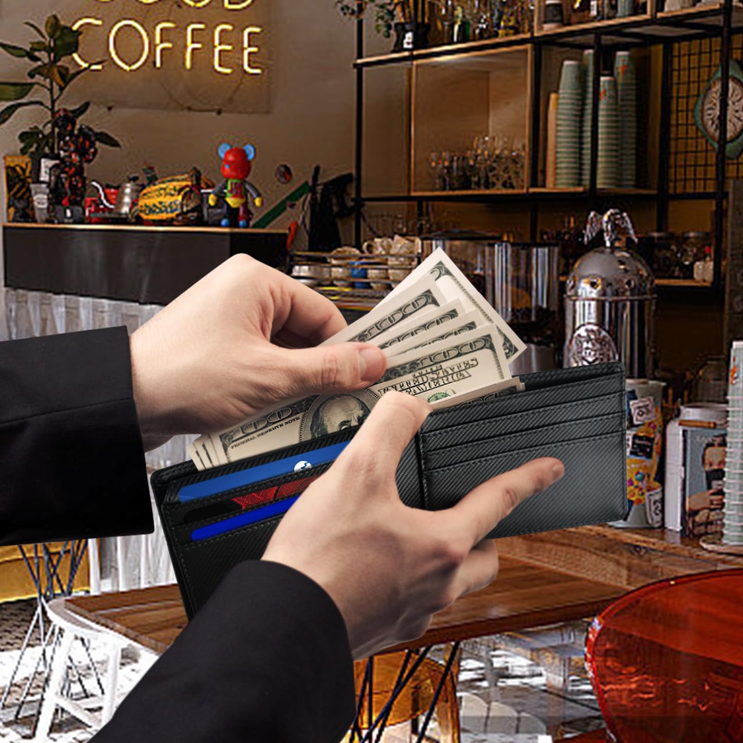 Personalized RFID Blocking Wallet for Dads