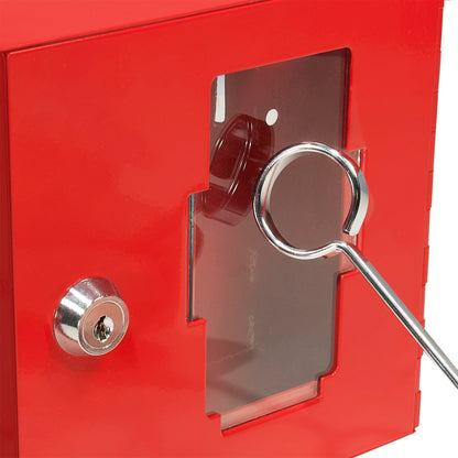 BARSKA Small Breakable Emergency Key Box, Red