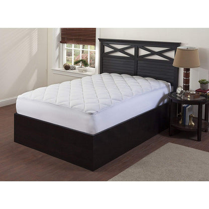 Twin Size Mattress Pad - Soft Hypoallergenic Protector