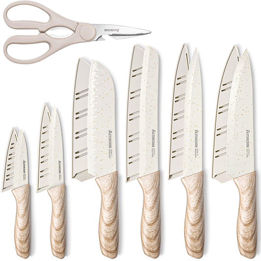 13-Piece Astercook Stainless Steel Knife Set