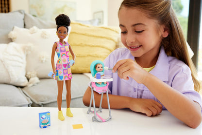 Barbie Skipper Doll Babysitting Playset with Accessories