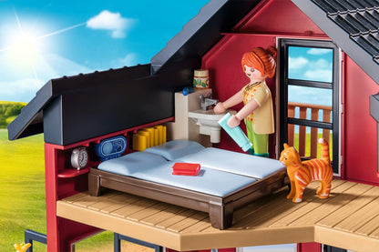 Playmobil Farmhouse Playset with Outdoor Area