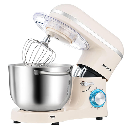 Aucma 6.5QT 660W Tilt-Head Stand Mixer