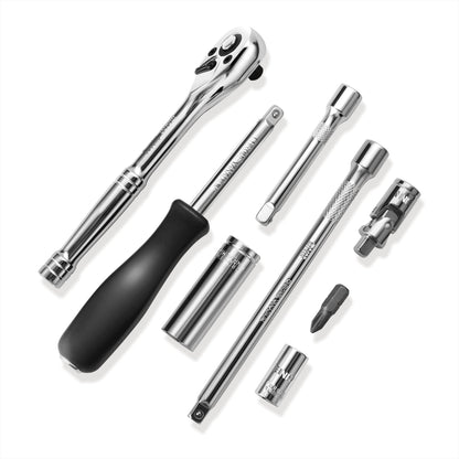 DNA MOTORING 72-Piece Socket Set with Ratchets