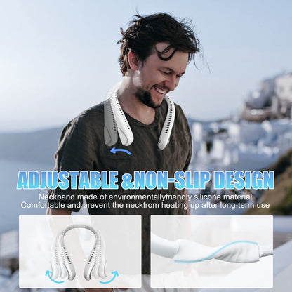 Portable Bladeless Neck Fan with 3 Speeds