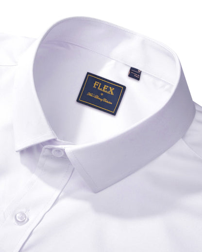 Men's Wrinkle-Free Button Down Dress Shirt White