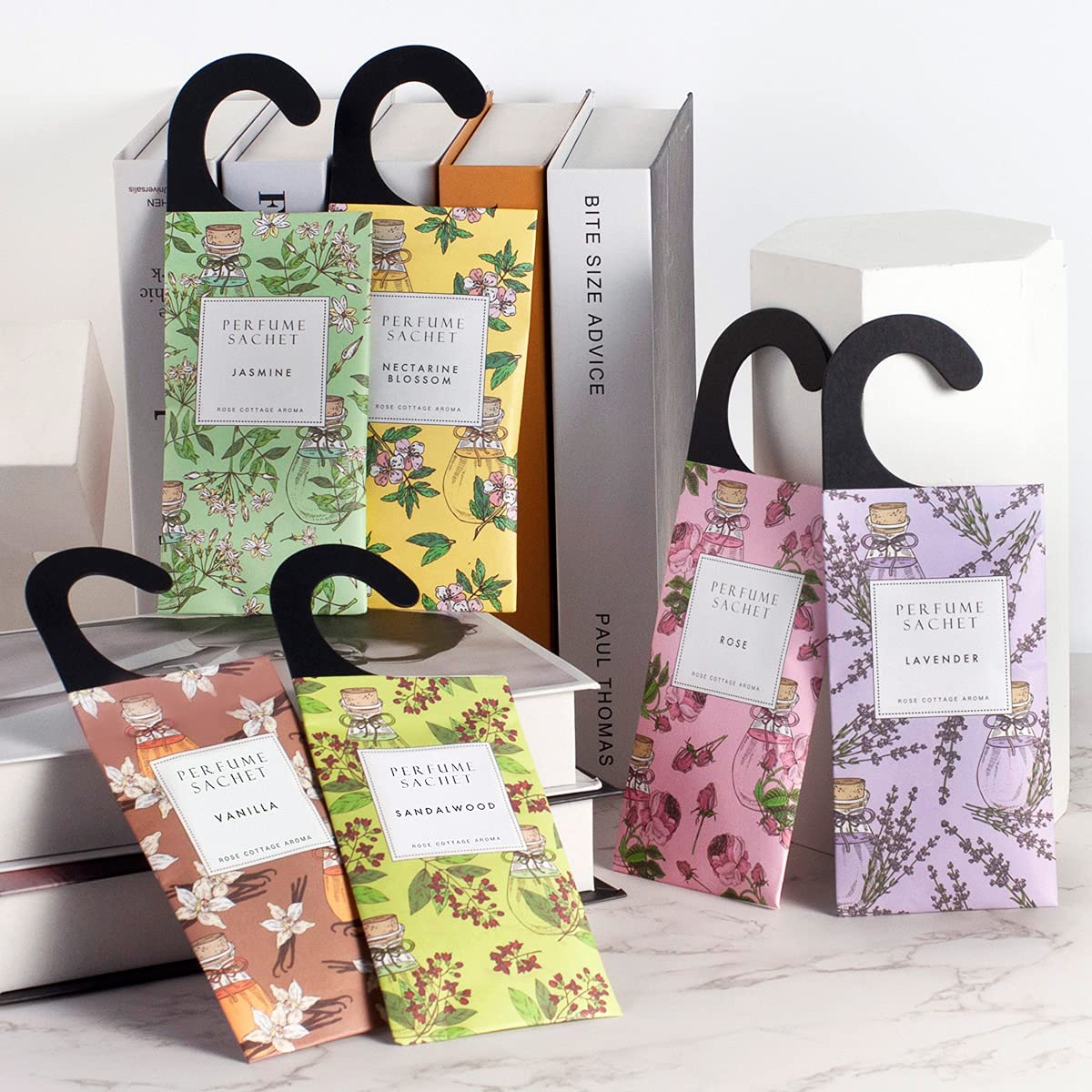 Lavender Hanging Closet Deodorizer Sachets - 12 Pack