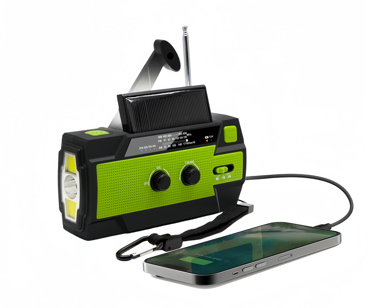 Solar Hand Crank NOAA Emergency Weather Radio