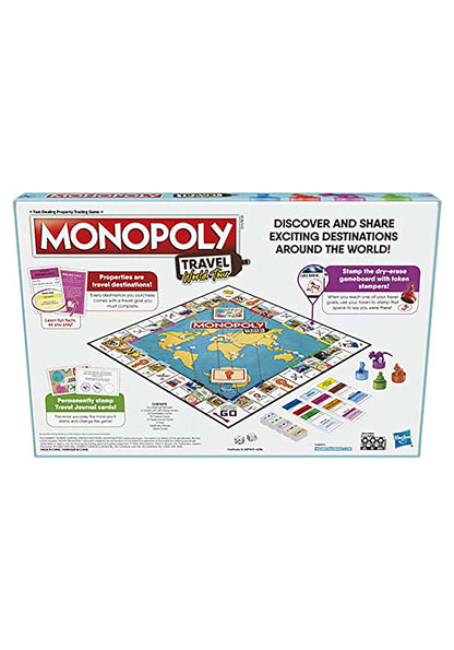 Hasbro Gaming Monopoly World Tour Board Game