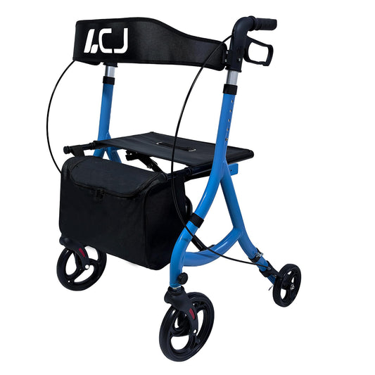 Foldable Walker with Seat for Seniors