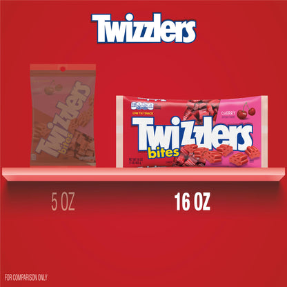 16 oz Twizzlers Cherry Licorice Bites Candy Bag