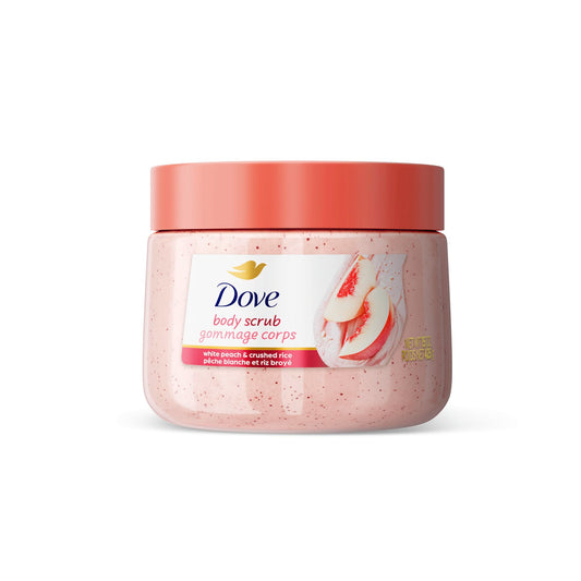 Dove Body Scrub with White Peaches & Rice