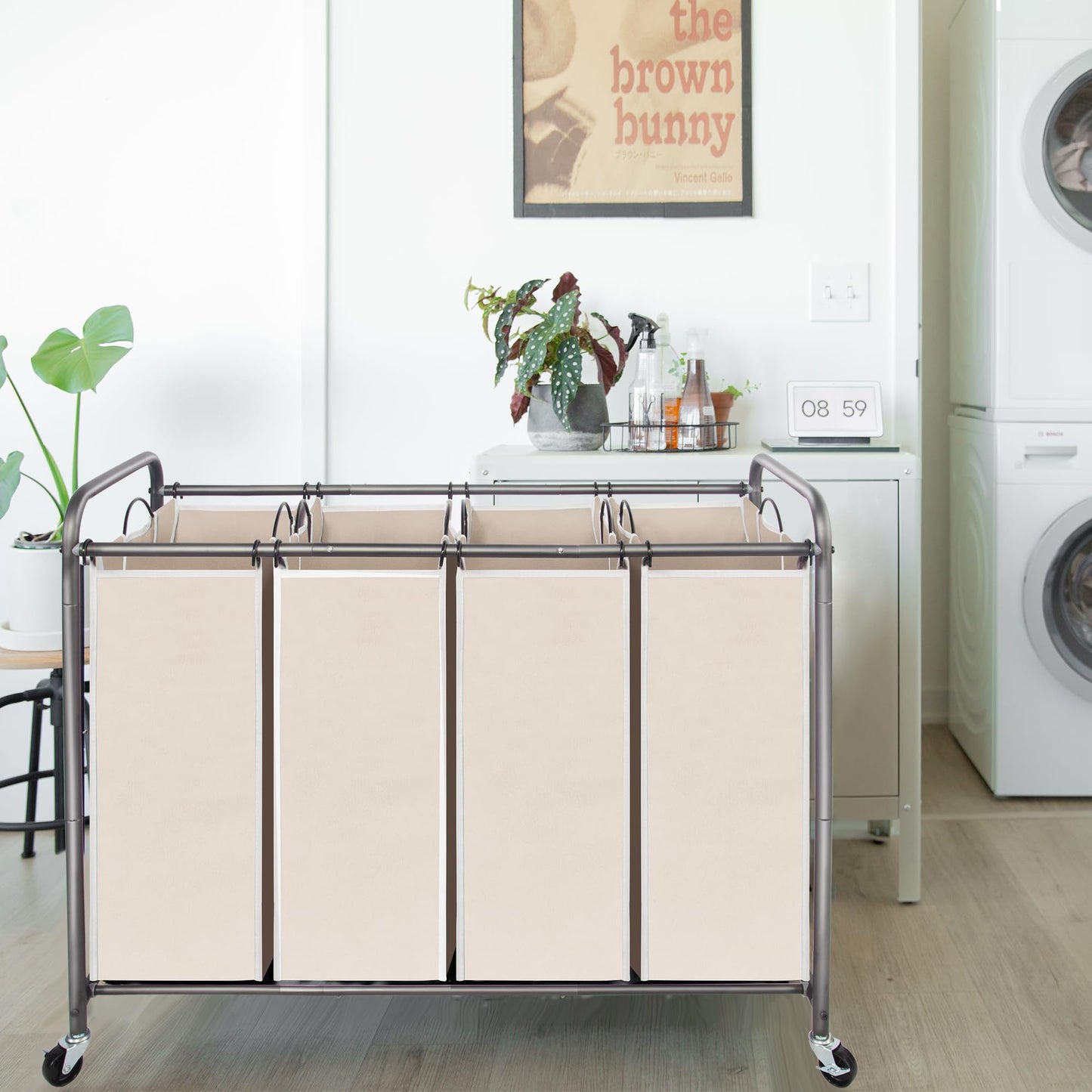 Laundry Sorter Hamper with Wheels by STORAGEIDEAS
