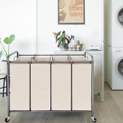 Laundry Sorter Hamper with Wheels by STORAGEIDEAS