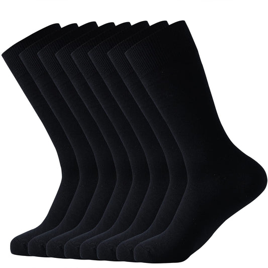 JORMATT Men's Lightweight Dress Socks, 8 Pairs