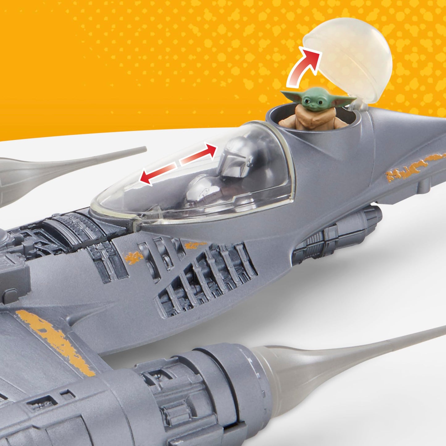 STAR WARS Mandalorian N-1 Starfighter Action Figures