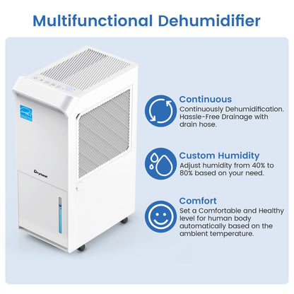 Vellgoo 36 Pint Energy Star Dehumidifier