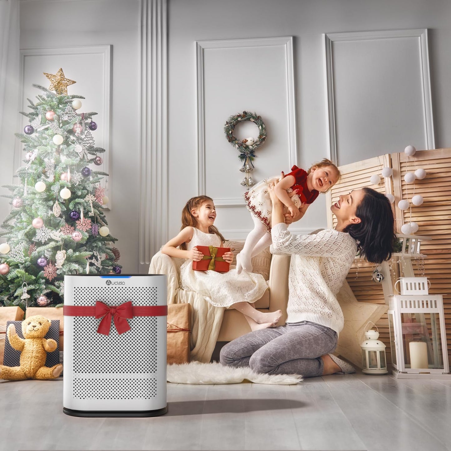 Large Room Air Purifier with Air Quality Monitor