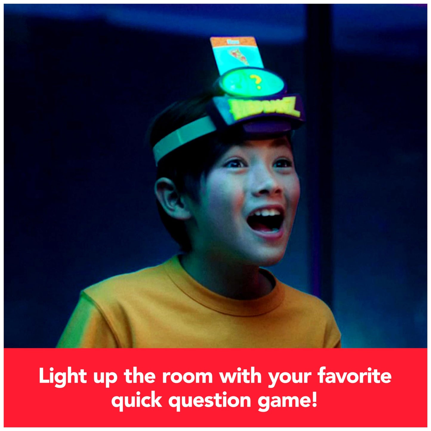 Hedbanz Lightspeed Family Game with Lights & Sounds | Card Game for Kids Ages 6+ and Families