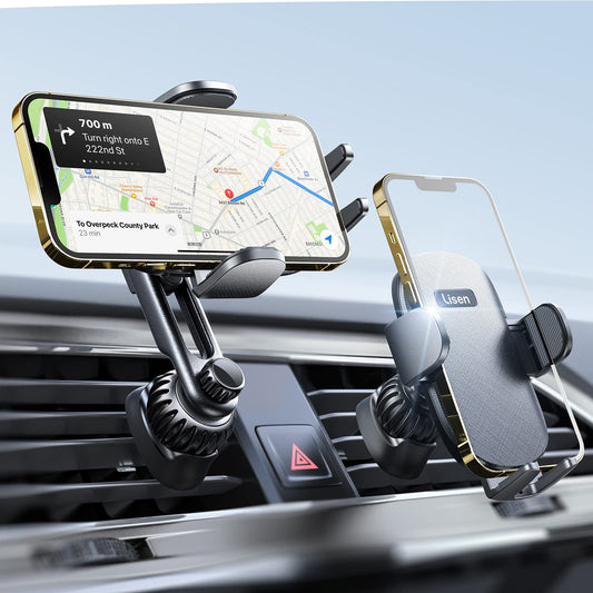 LISEN Universal Car Phone Mount for Hands-Free Use