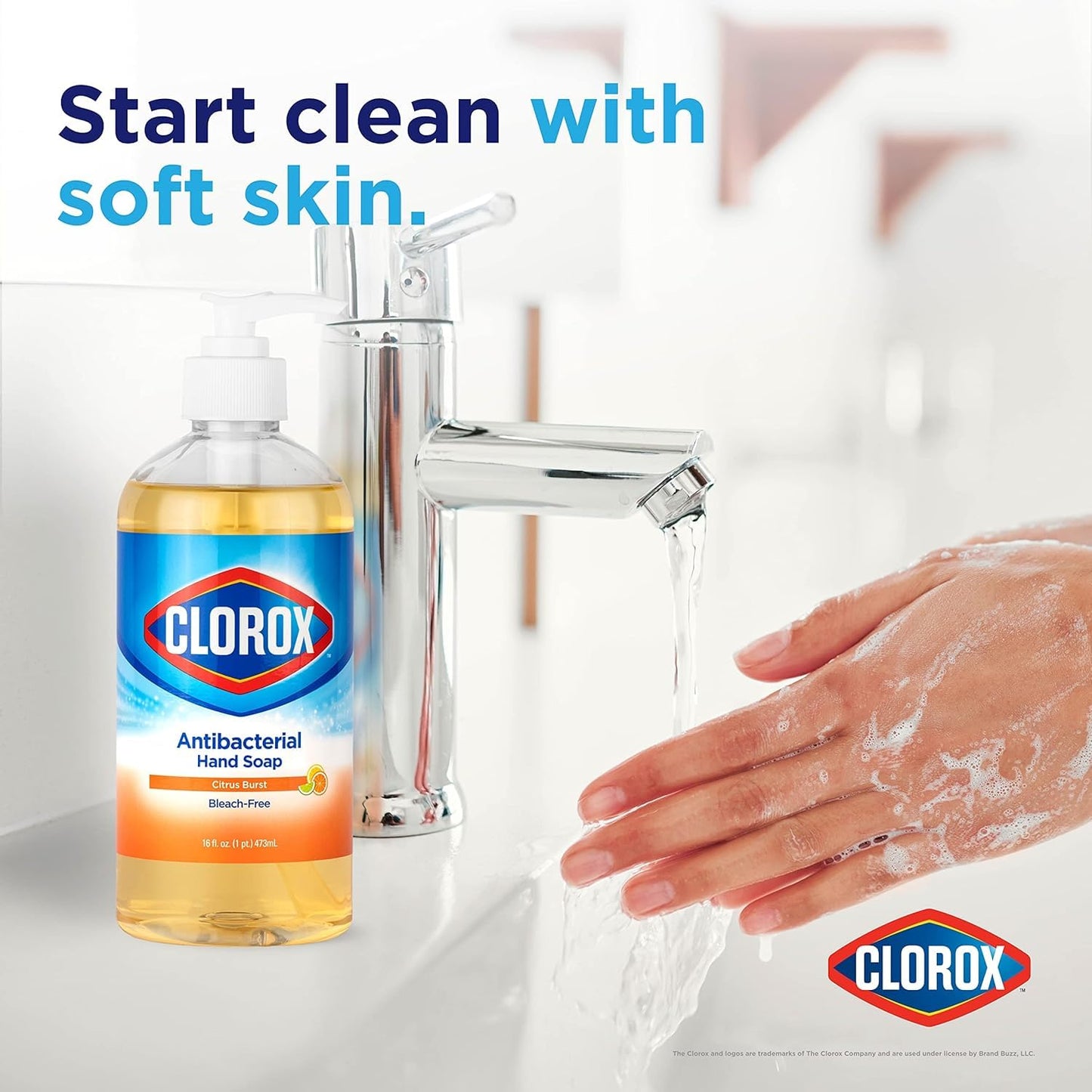 Clorox Antibacterial Hand Soap Pump - Citrus Burst