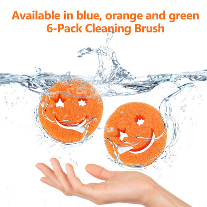 6 PCS Scratch-Free Kitchen Sponges
