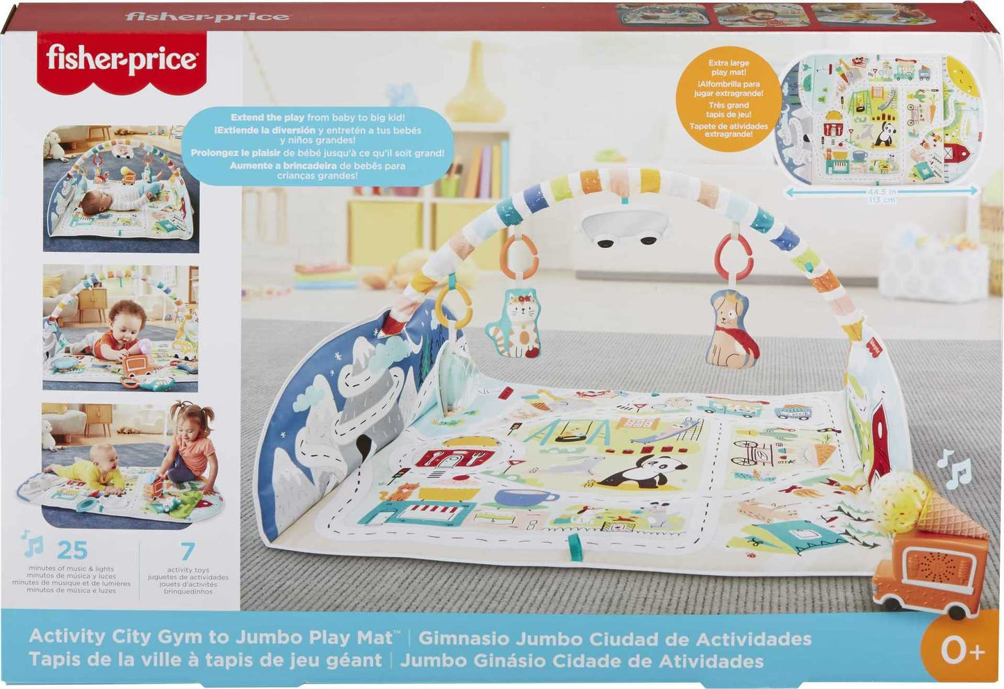 Fisher-Price Baby Playmat with Music & Lights