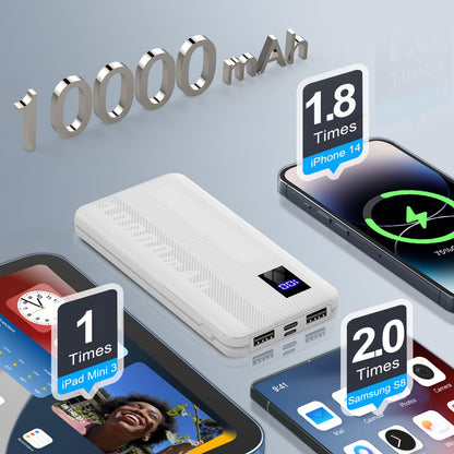 10000mAh Slim Power Bank with Fast Charging