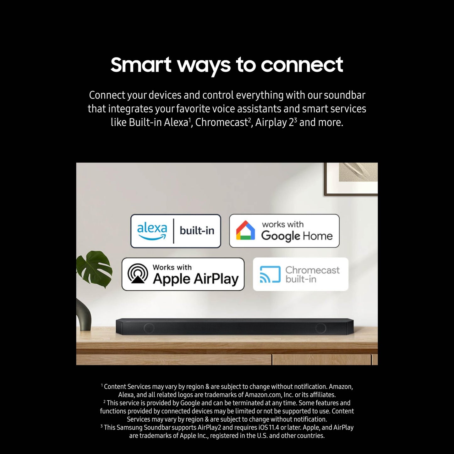 SAMSUNG 11.1.4ch Dolby Atmos Soundbar with Alexa
