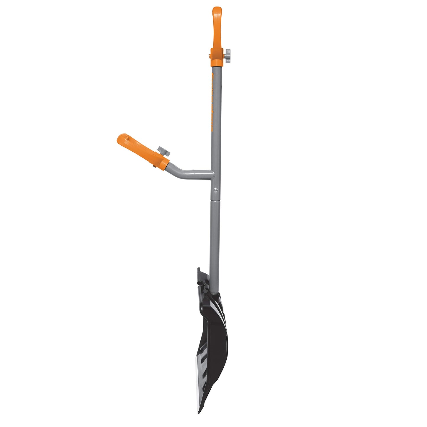 ErgieShovel 18-Inch Steel Snow Shovel with Shaft