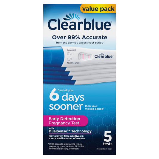 Clearblue Early Detection Pregnancy Test, 5 Count