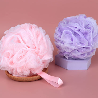 BCKENEY Bath Loofah Sponge Soft Mesh Shower Puff for Body Wash Bath Sponge Body Scrubber for Women & Men Body Exfoliator-Bathing Accessories