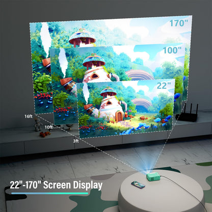 Mini WiFi Projector for Smartphones and Tablets