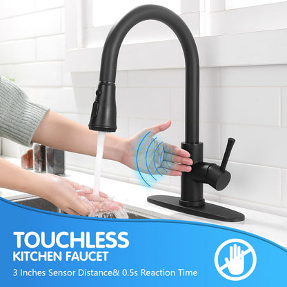 GUUKAR Touchless Kitchen Faucet with Pull Down Sprayer